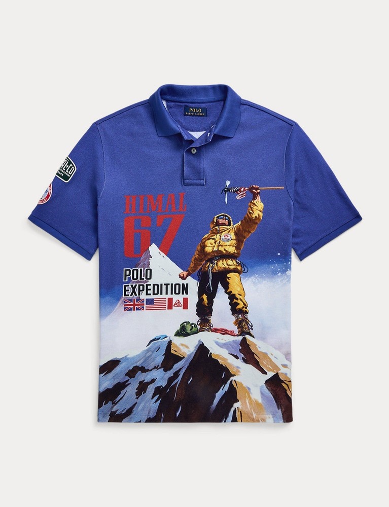 POLO Ralph Lauren HIMAL 67 Mountain Climbing Expedition Shirt Limited Rare NEW