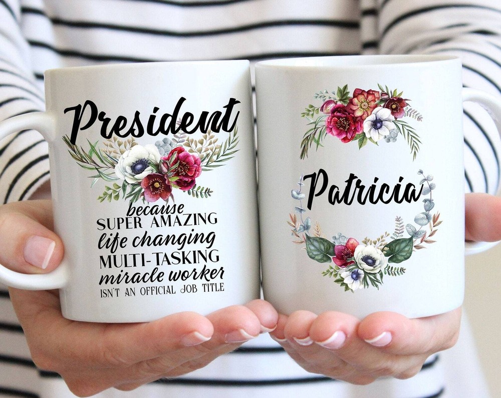 Personalized President Gift For Women L Thank You Appreciation Birthday