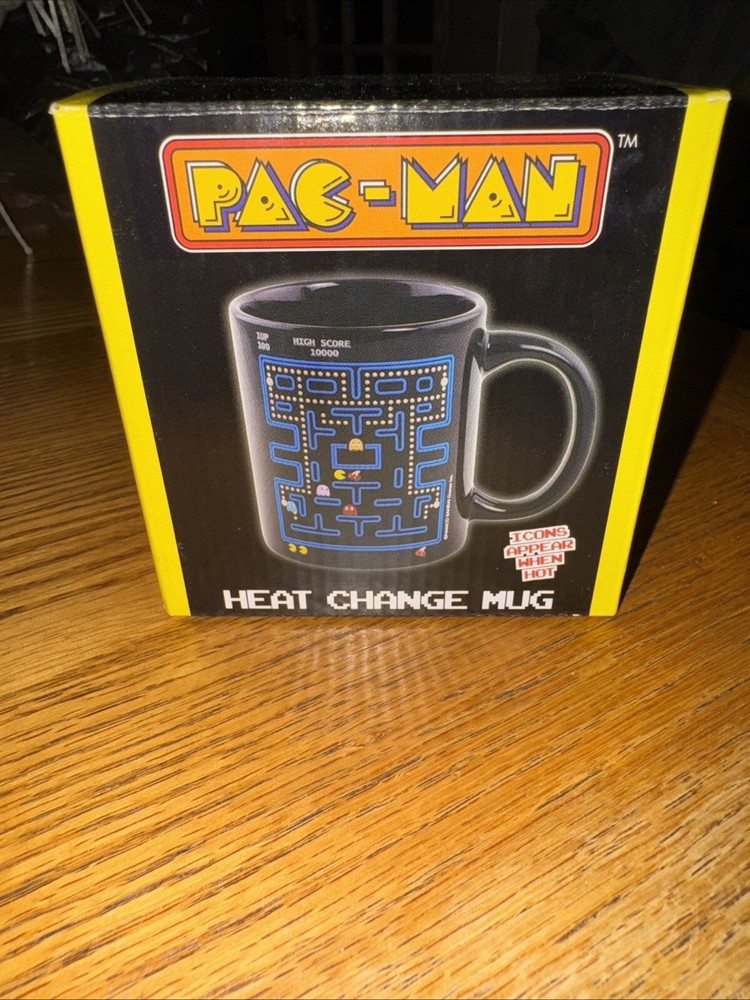 Pac Man Heat Change Ceramic Coffee Mug - Officially Licensed