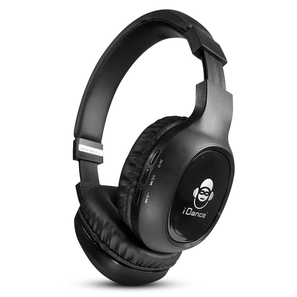 iDance Wireless Bluetooth Headphones with Active Noise Canceling and Built-in Mic