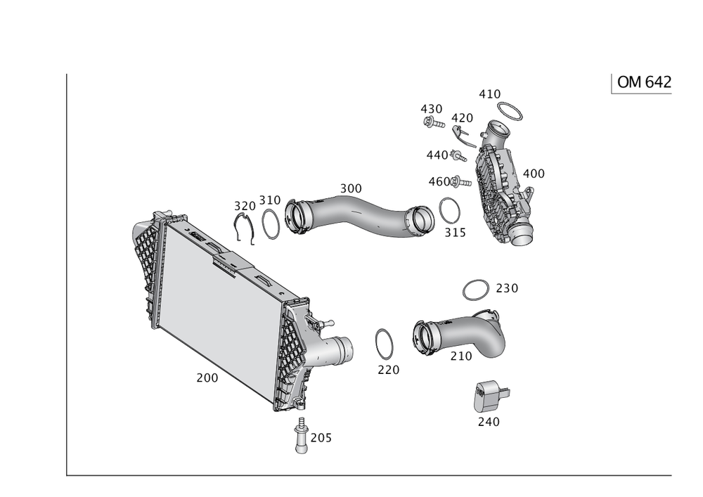 Genuine Mercedes Charge Air Hose 166-528-00-00 for Optimized Performance