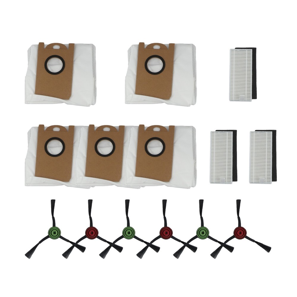 Side Brushes Filters Dust Bags Set For Aonus I8 Robot Vacuum Cleaner Accessories