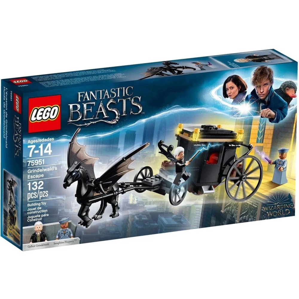 LEGO Harry Potter Grindelwald Escape Building Set Fantastic Beasts 3-in-1 Model