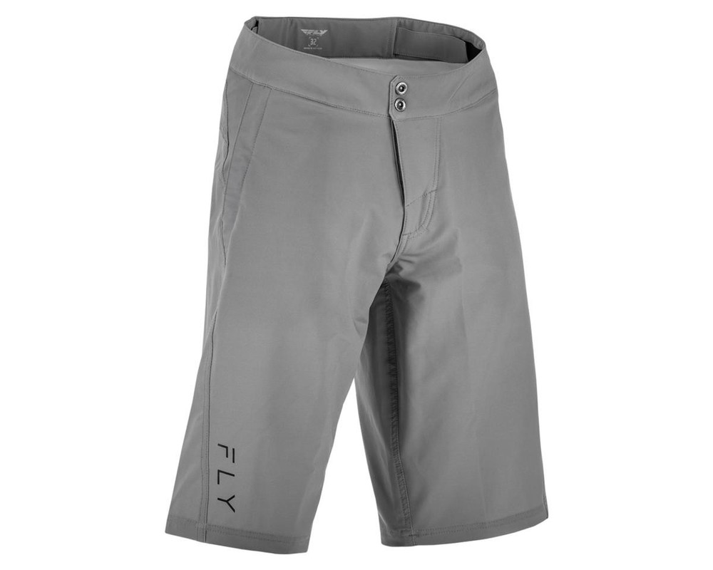Fly Racing Maverik Grey Bike Shorts for Cycling Comfort  