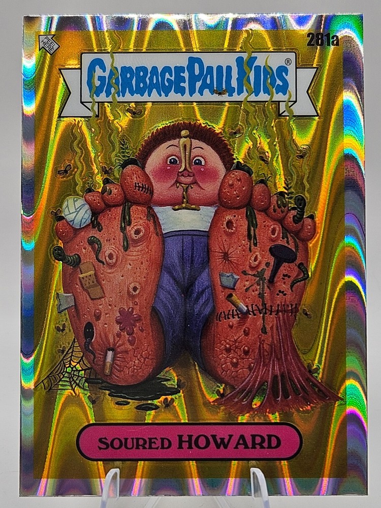 2024 GPK Chrome Series 7 Soured Howard Drool Refractor #281a 🦶🤢
