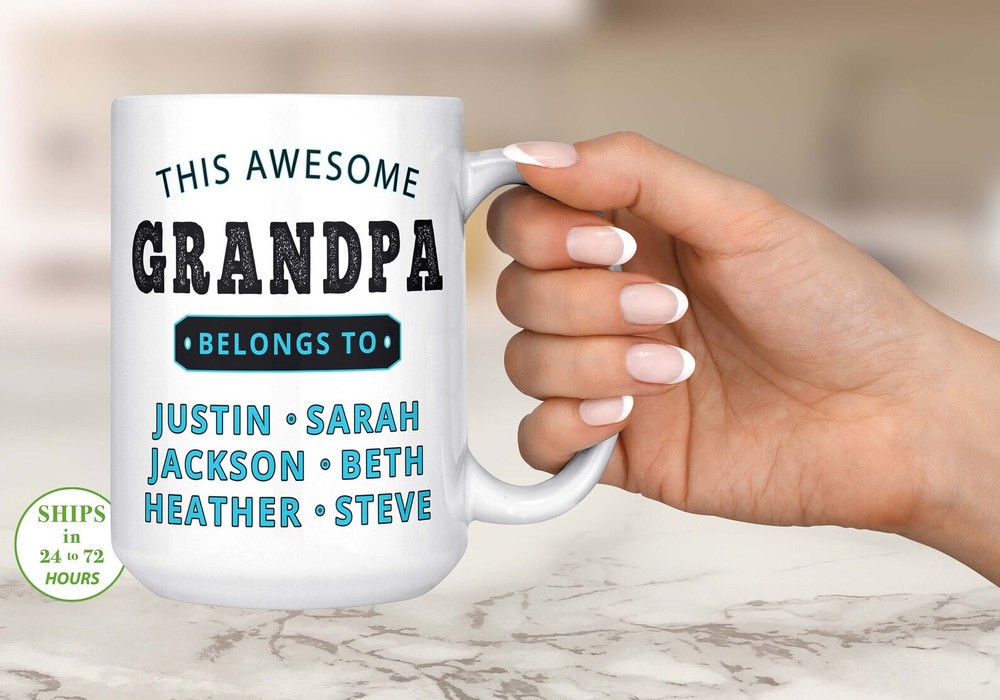 Personalzied Grandpa Mug Grandpa Gift Custom Mug Gift For Grandpa
