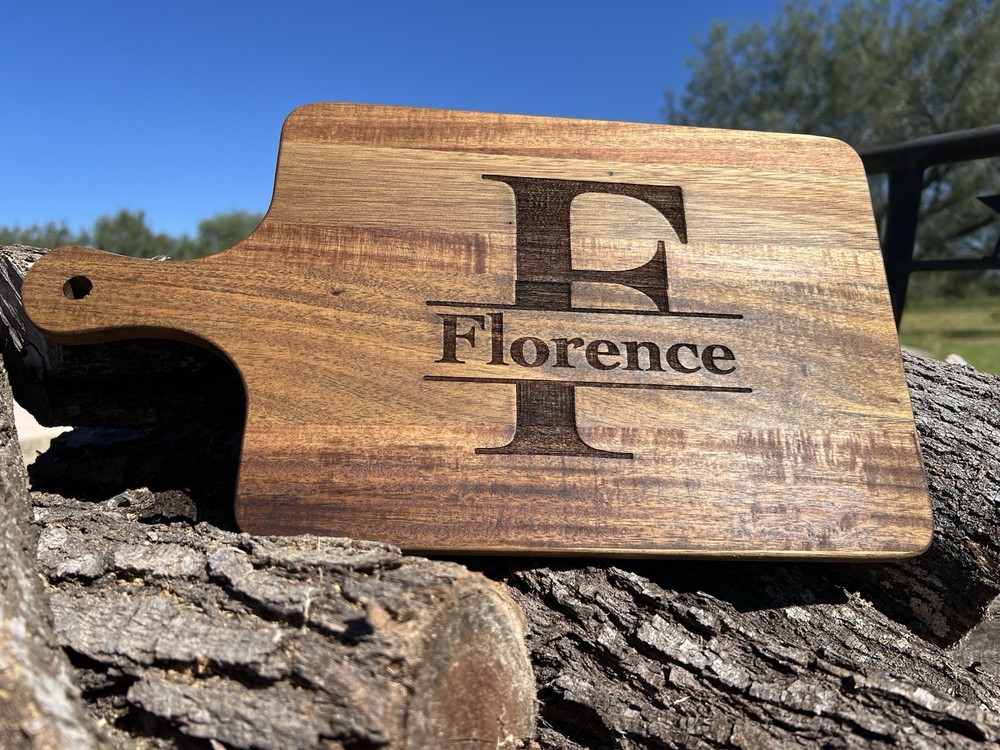 Custom Personalized Engraved Cutting Charcuterie Board Housewarming Kitchen Gift