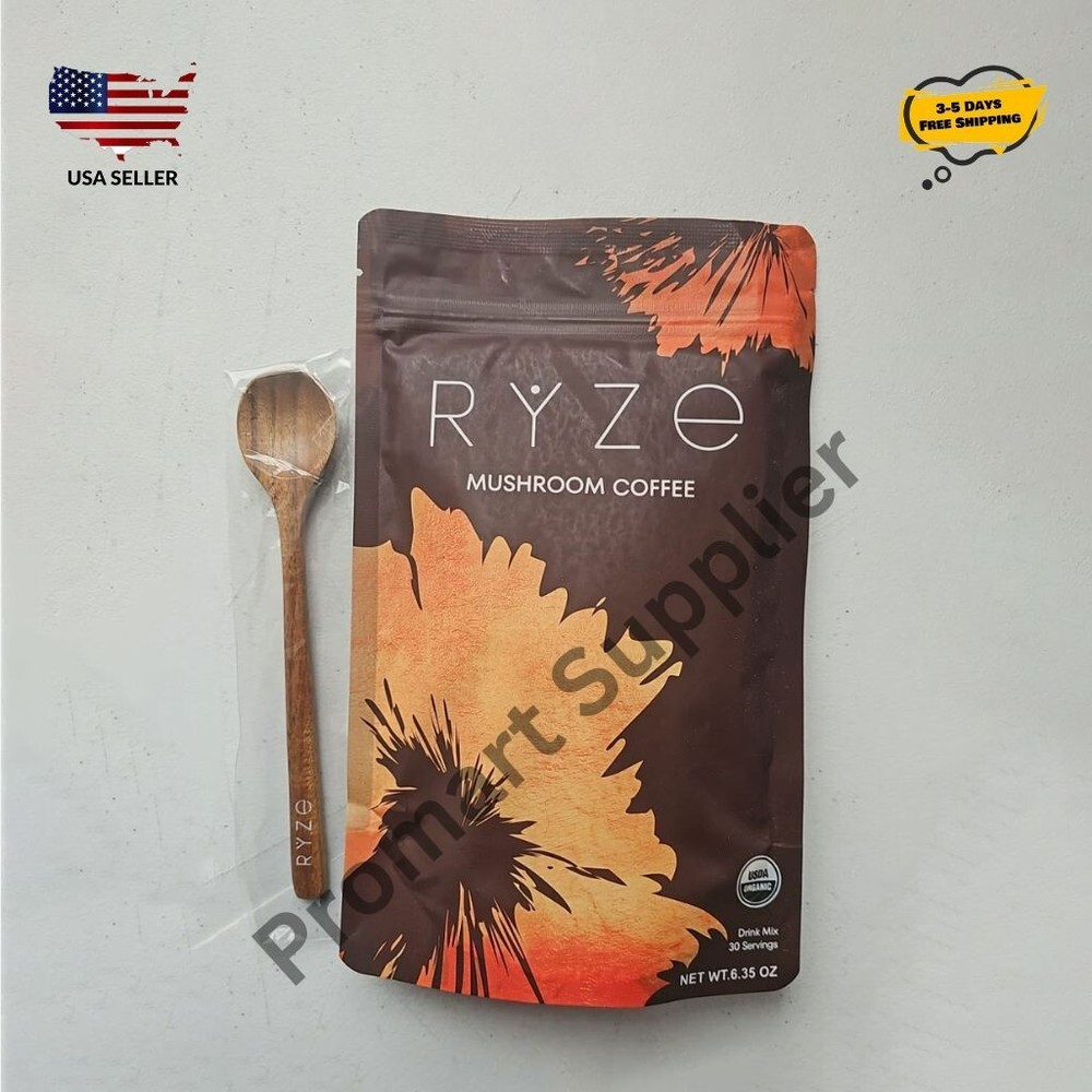 1 Pack Ryze Mushroom Coffee Organic 30 Servings | Fast Free Shipping USA