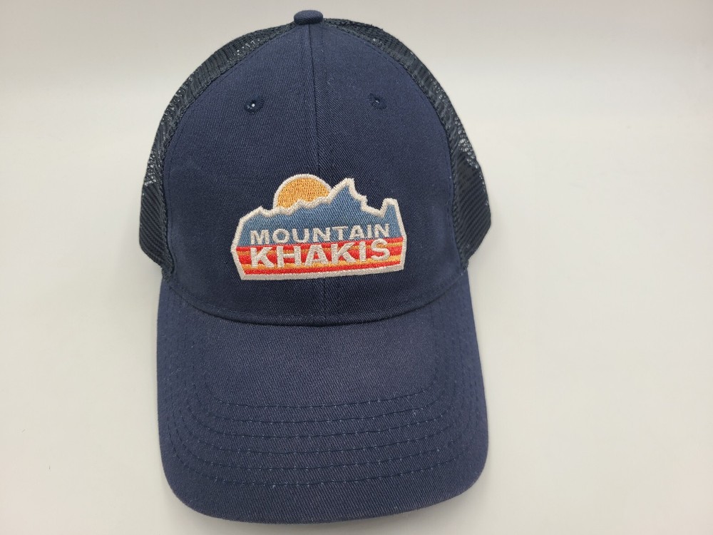 Mountain Khakis Jackson Hole Wyoming Mesh Trucker Snapback Hat Cap Dad Men Women