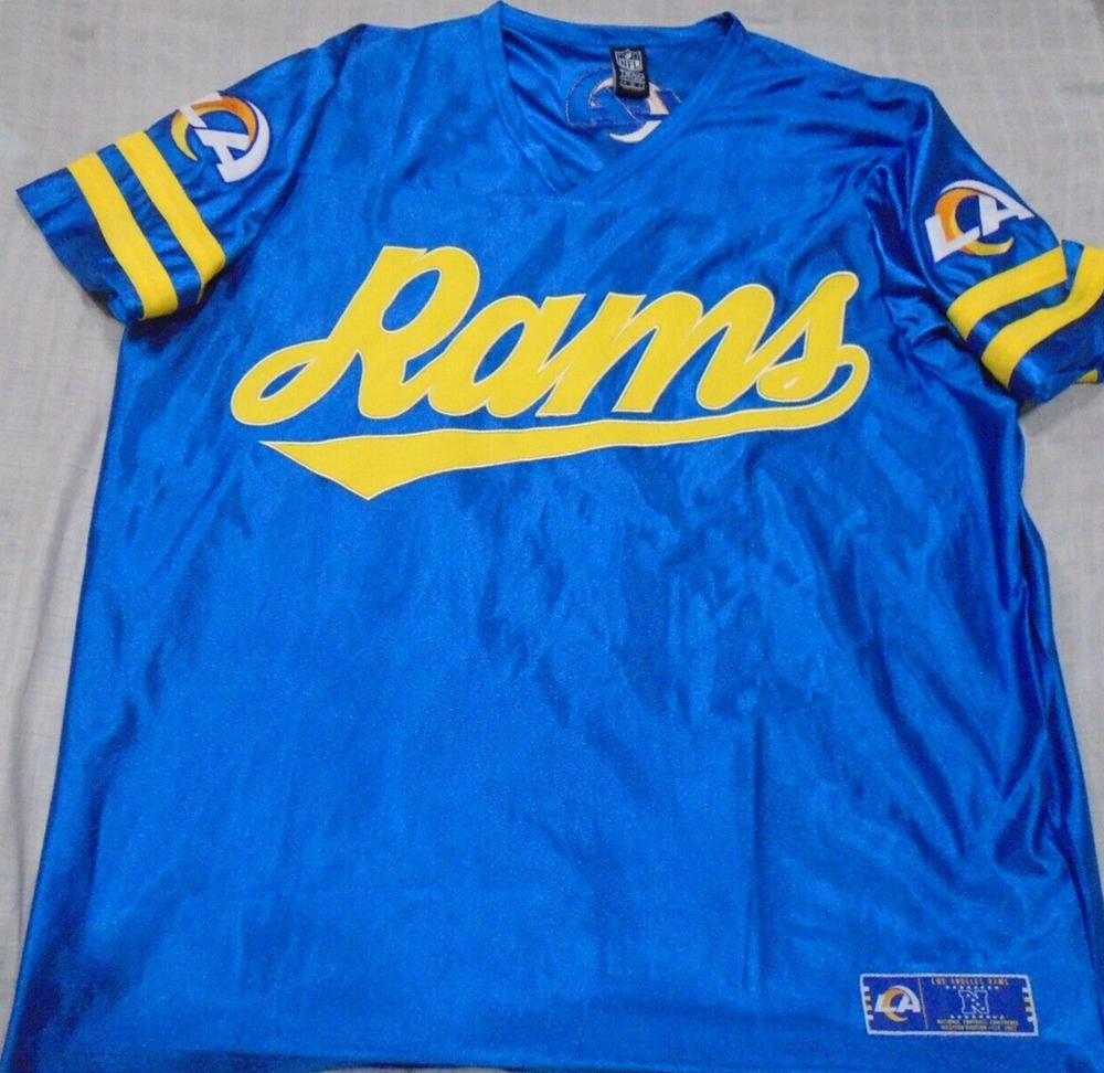 Los Angeles Rams NFL Team Apparel Est #37 Jersey Shirt Sewn Size 1X Adult