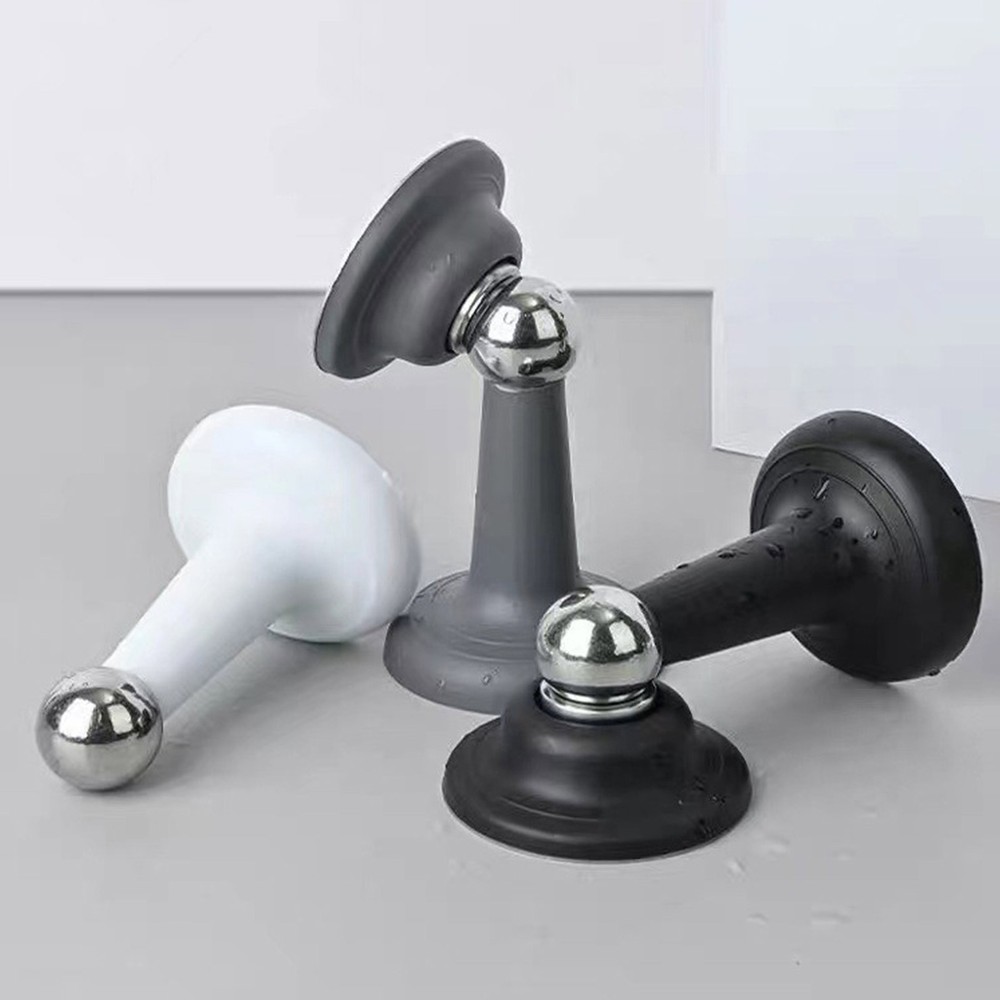 1 Kit Magnetic Door Stop Holder Stay Home Safety Stopper Guard Office Fitting