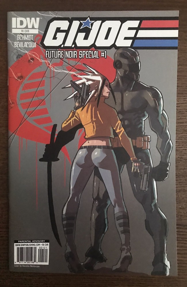 GI Joe Future Noir Special 1 2010 Retailer Incentive Variant Snake Eyes Comic