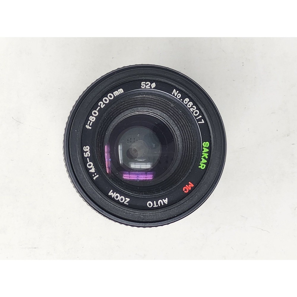 Sakar MC Auto Zoom 80-200mm 1:4.0-5.8 52mm Lens