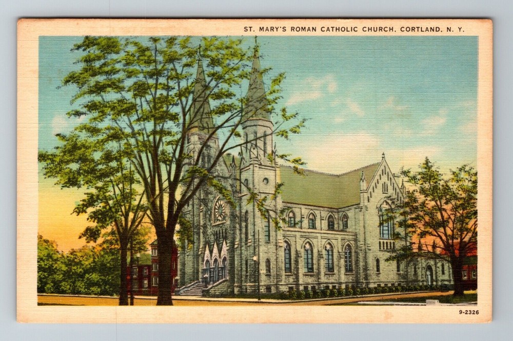 Vintage Empire State Building Skyscraper NYC Souvenir Postcard