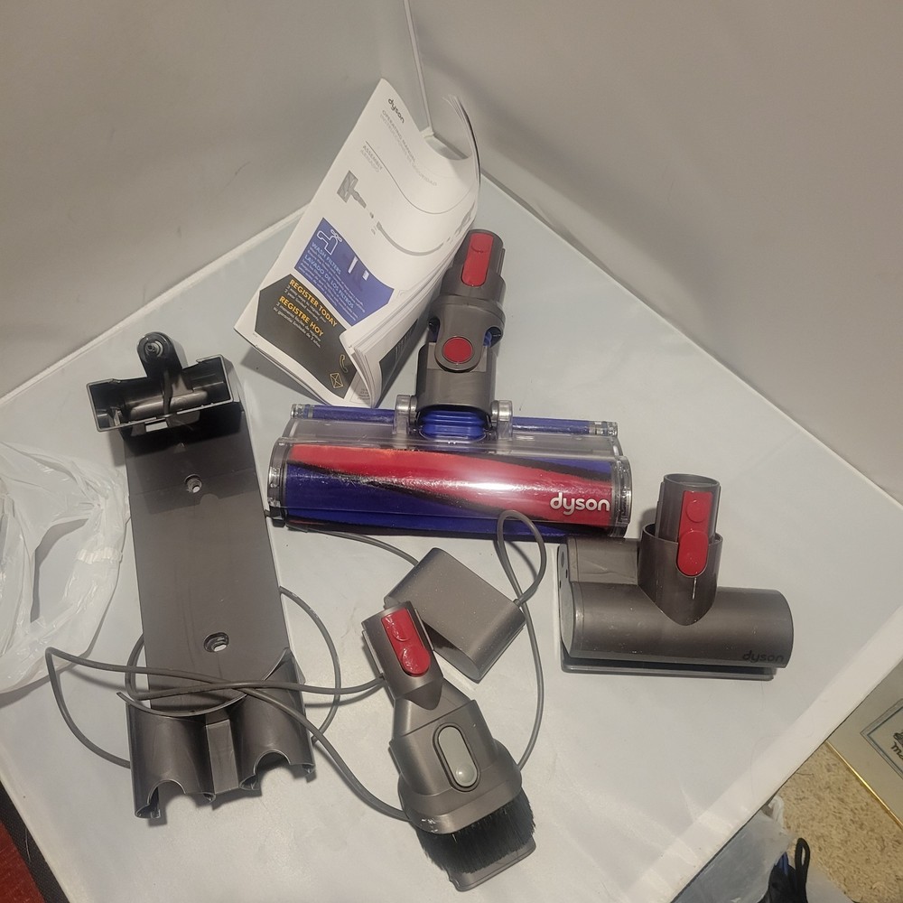 Original Dyson V8 V10 V11 Absolute Fluffy Roller Head Brush & Charger Kit
