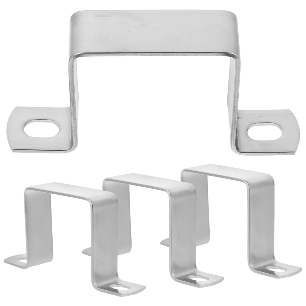 4-Piece Strap Clamp Air Hose Reel Buckle Support Set for Work