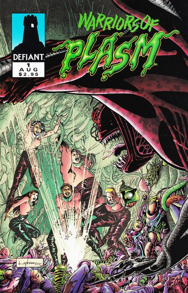 Warriors of Plasm #1 Direct Edition Defiant Cover Collectible Comic