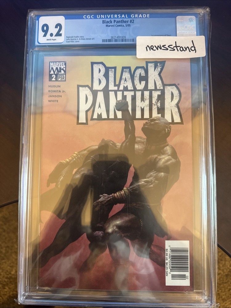 Black Panther #2 Newsstand Variant (Marvel Comics May 2005)