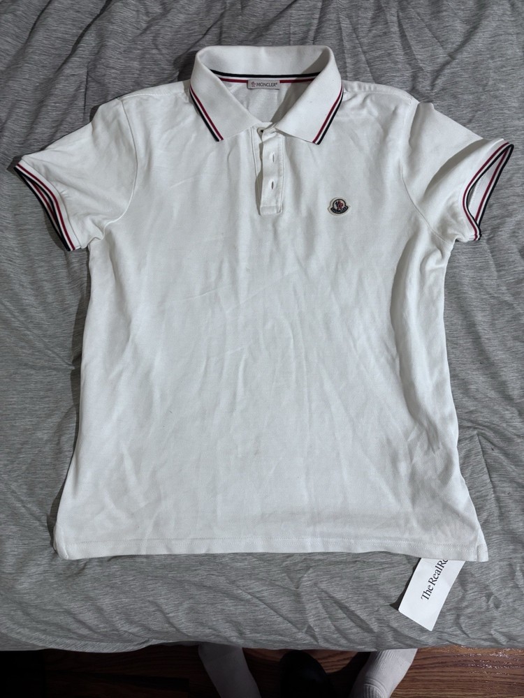 Authentic Moncler Men's Short Sleeve Polo Shirt in Size S