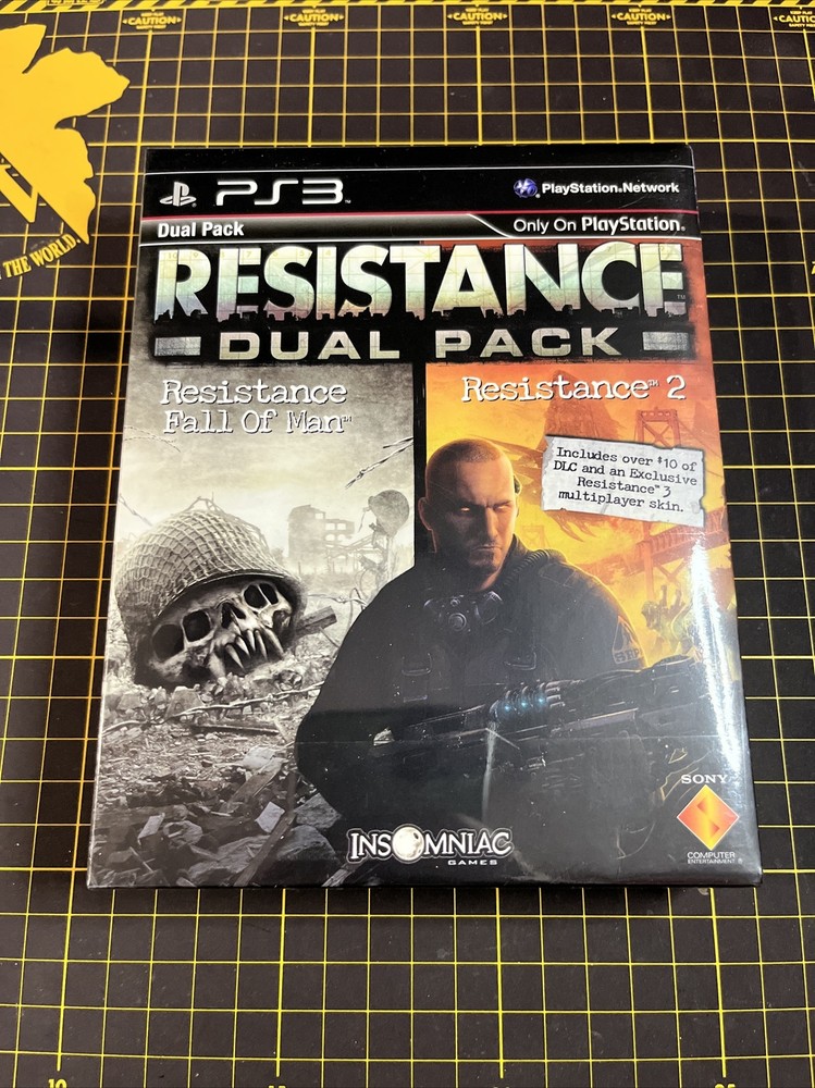 Resistance Dual Pack Fall Of Man & 2 PlayStation 3 PS3 Asia English Brand New