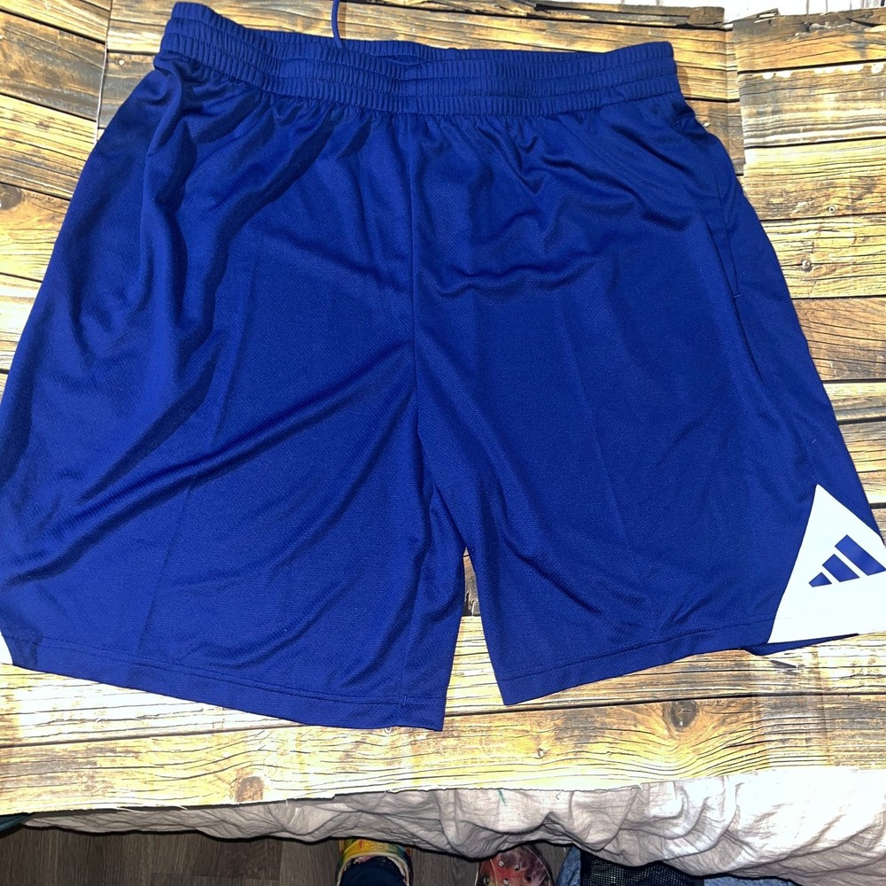 Adidas  Training Workout Athletic Gym Shorts Navy Blue