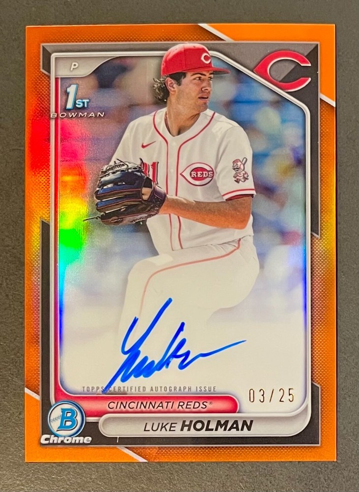 ⚾(you pick!)  Cincinnati Reds 2024 Bowman DRAFT (autos, parallels) 🔴⚪