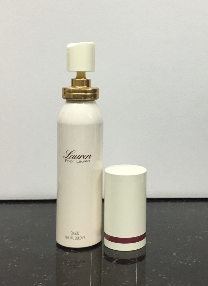 VINTAGE RALPH LAUREN CLASSIC DRY OIL SILKENER BY COSMAIR 1 FL OZ RARE