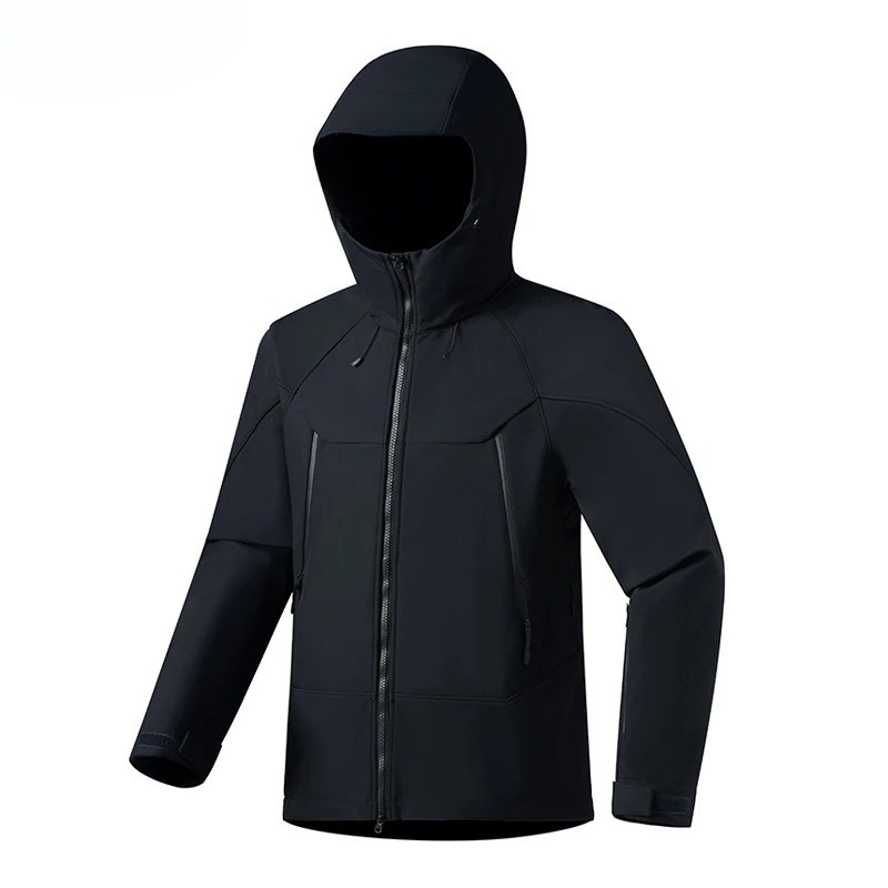 Waterproof SoftShell Jacket Inner Fleece Warm Windbreaker Unisex Hiking Climbing