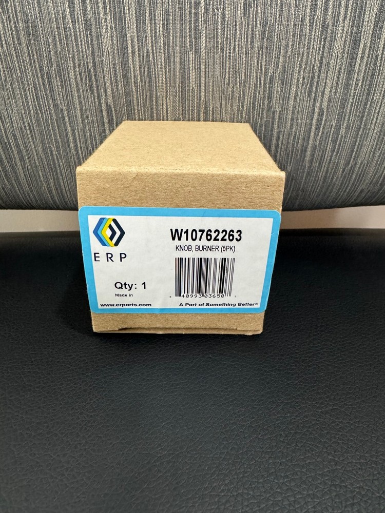 ERP W10762263 Gas Range Burner Knob Kit Pack of 5 W10766544