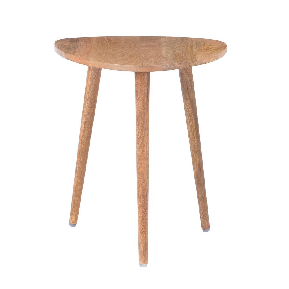 Bond Wooden Triangle End Table - Exclusively Designed Modern Small Side Table...