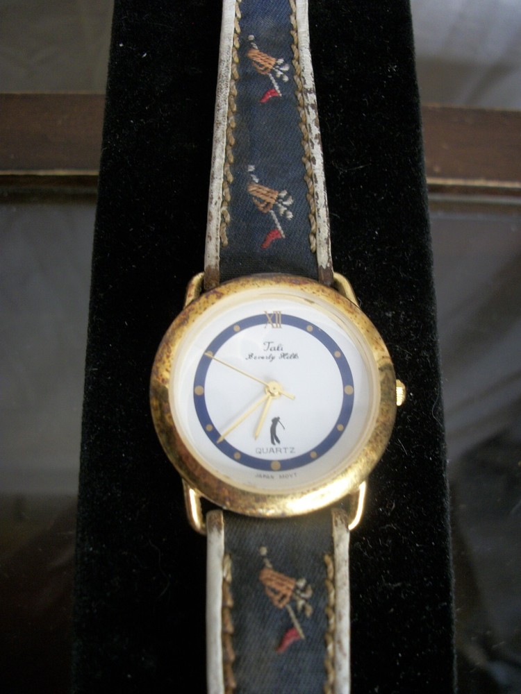 Vintage Watch Tali Beverly Hills Golf Watch Quartz Movement