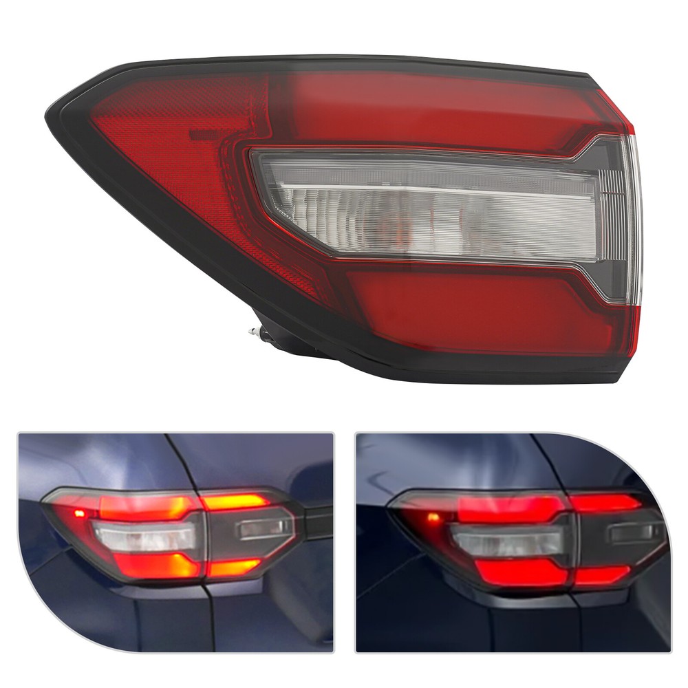 Outer Tail Light LH Driver Left Side For 2023 2024 Honda Pilot LED Lamps