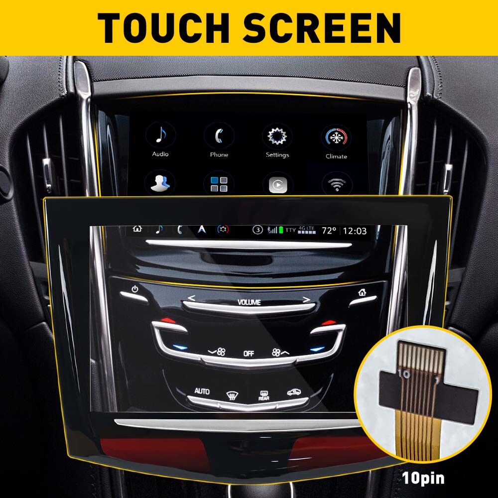 High-Quality Touch Screen Display for 2018-2021 Cadillac Escalade ATS CTS XTS with CUE TouchSense Technology