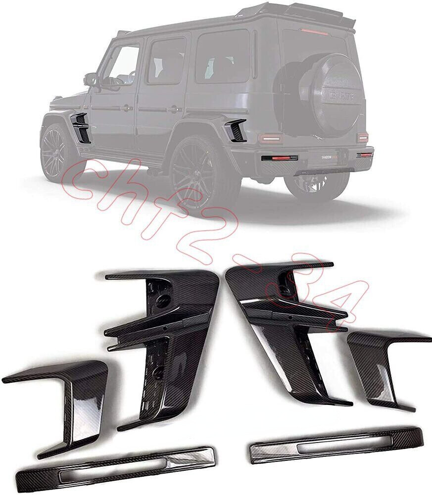 Real Dry Carbon Fiber Body Kit set For Mercedes w463a w464 G63 8PCS Accessories