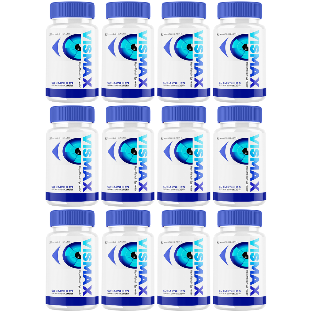 Vismax Official Eye Vitamin Health Support (12 Bottle)