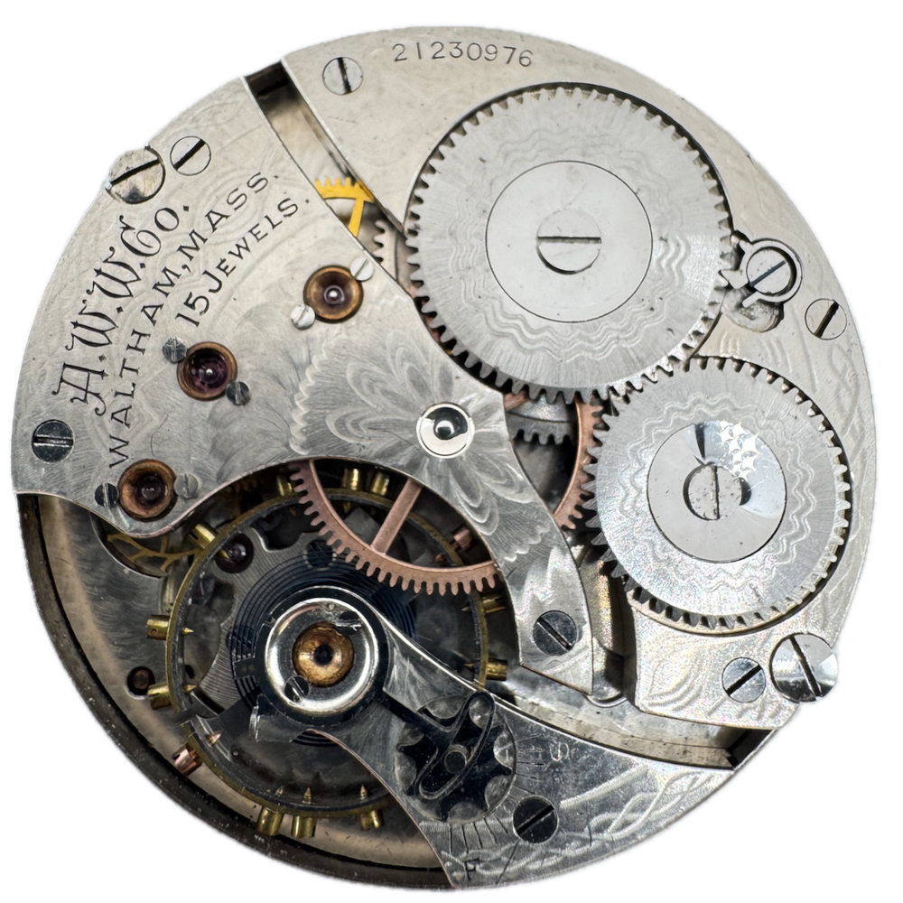 Antique 16s 1917 Waltham 15 Jewel Mechanical Pocket Watch Movement 620 USA