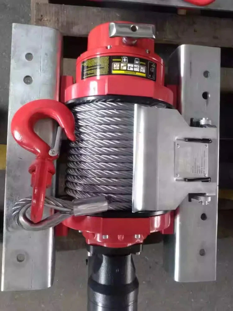 4-Ton Hydraulic Truck Winch - Heavy Duty Clearance Accessory