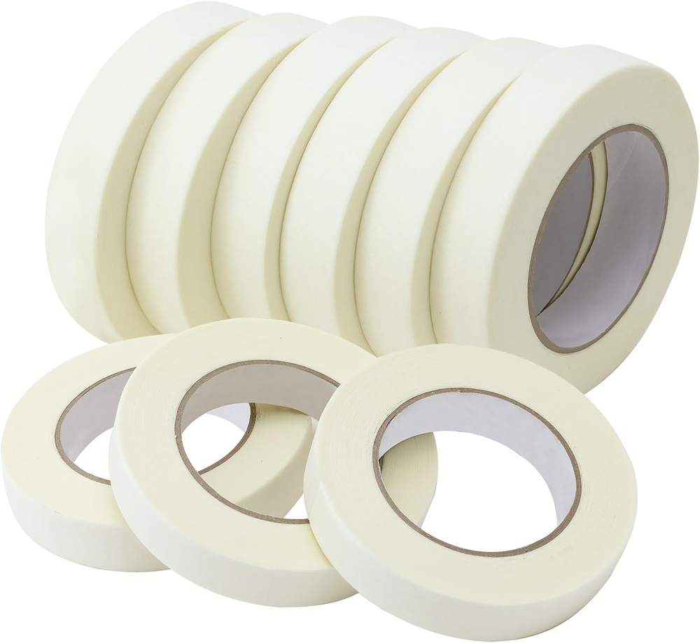 Beige White 0.94-Inch Wide Removable Painters Masking Tape