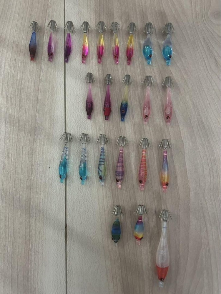 Myday 23-Piece Maruikamugi Squid Fishing Lure Sutte Set
