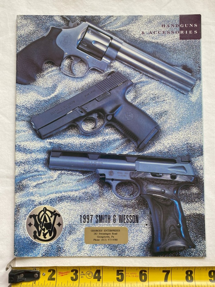 Smith & Wesson 1997 Handguns & Accessories Firearm Gun Product Catalog Guide