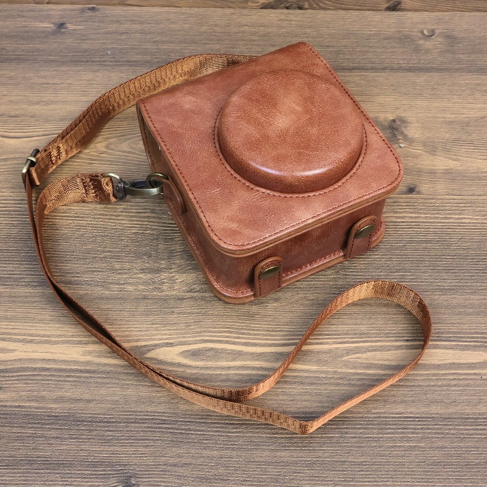 Leather camera case bag cover for FUJIFILM FUJI instax mini 12