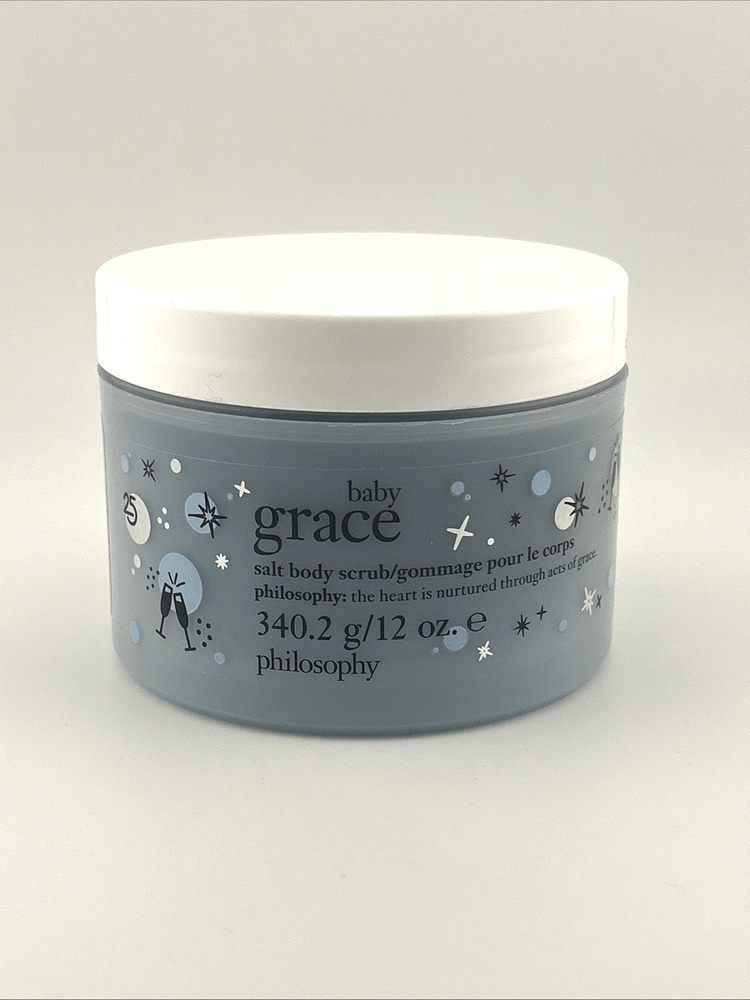 Philosophy Baby Grace Celebration Body Scrub 12oz Fresh Floral Salt Scrub  