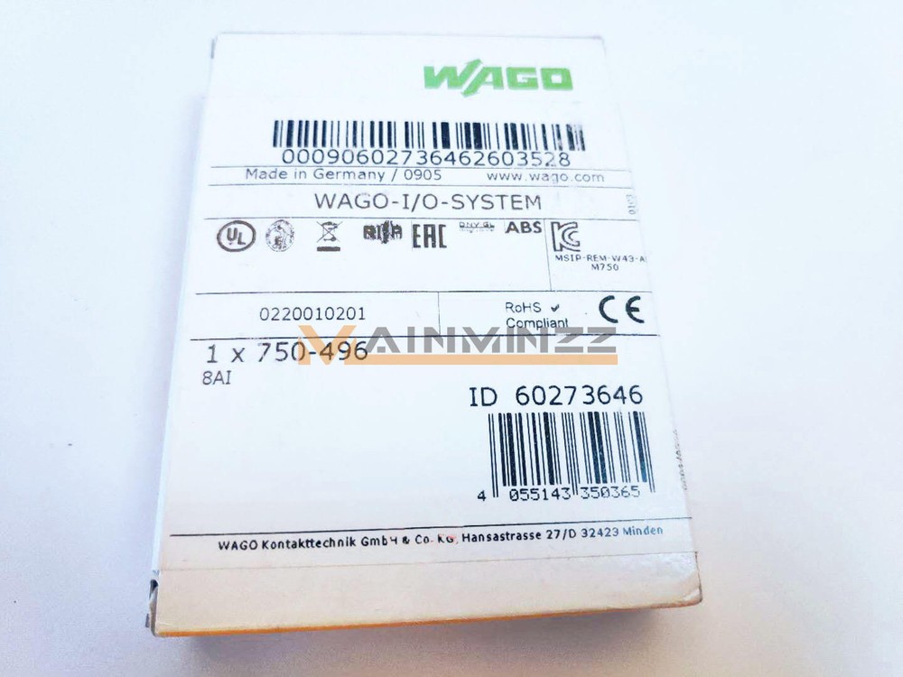 ONE New WAGO 750-496 Analog PLC module 750496