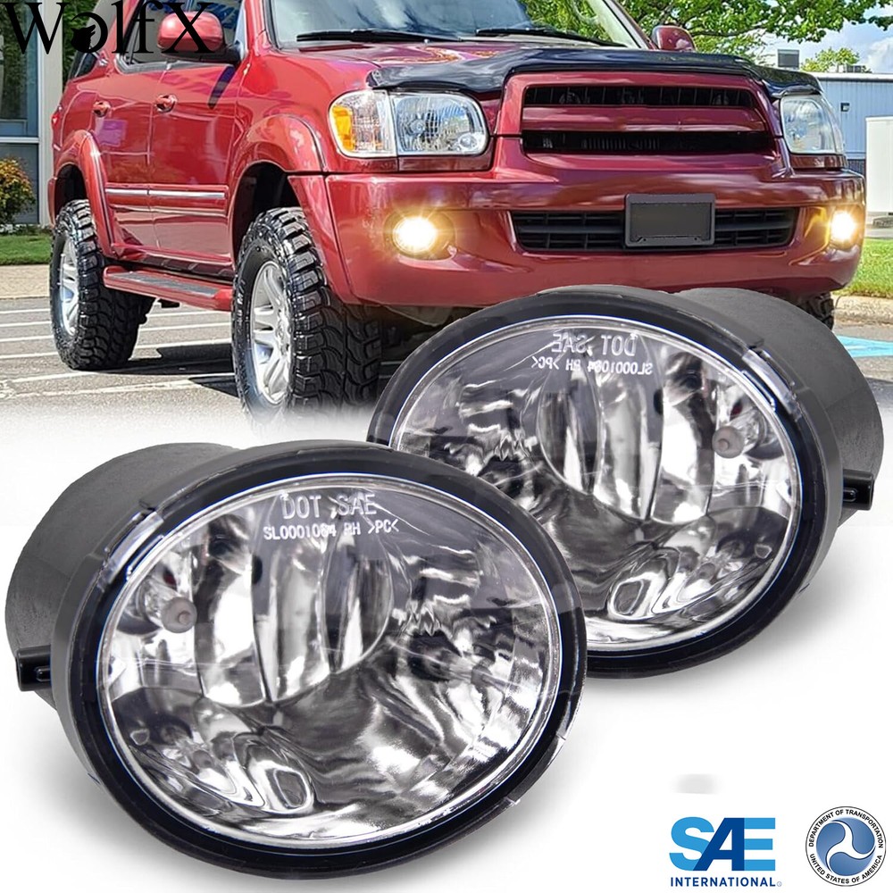 00-06 Toyota Tundra 01-07 Sequoia Fog Light Kit with Wiring & Switch