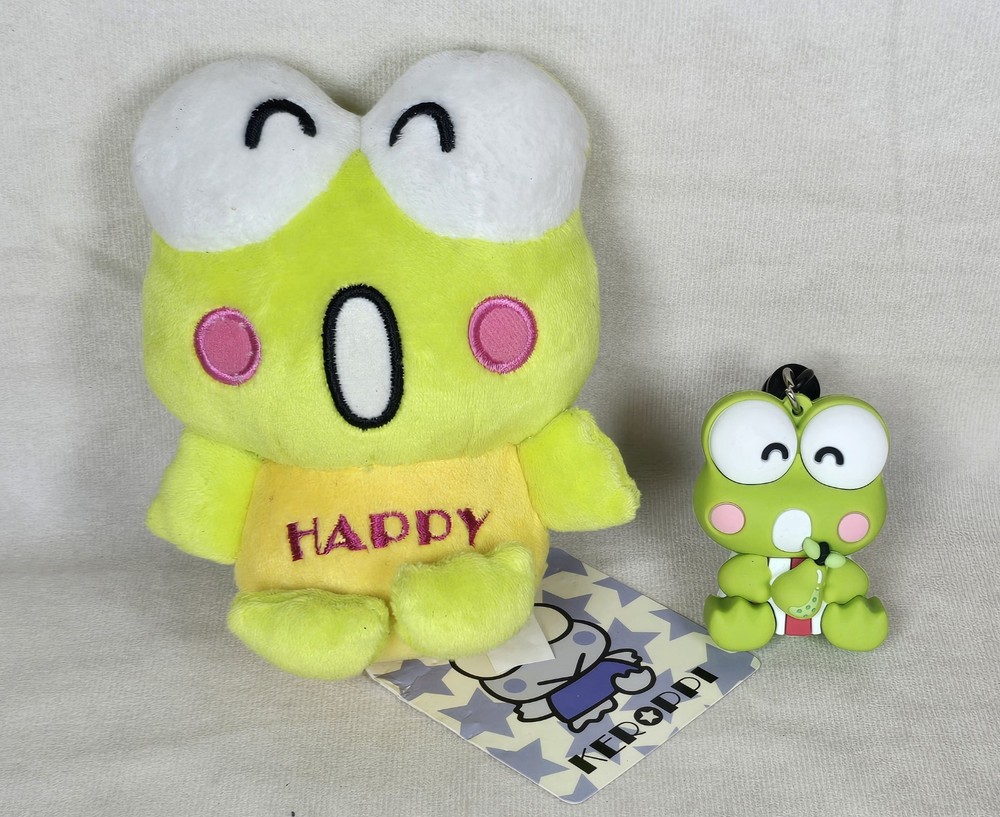 Sanrio Keroppi Plush And Keychain
