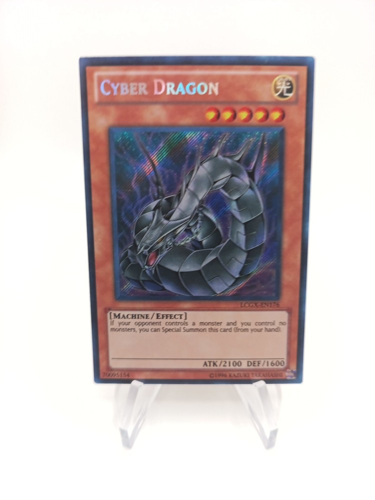 Cyber Dragon LCGX-EN176 Secret Rare YuGiOh TCG Trading Card-image