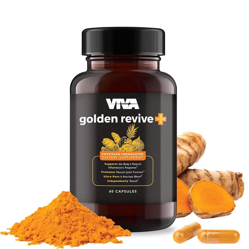 Golden Revive+joint support containing quercetin, magnesium, and turmeric