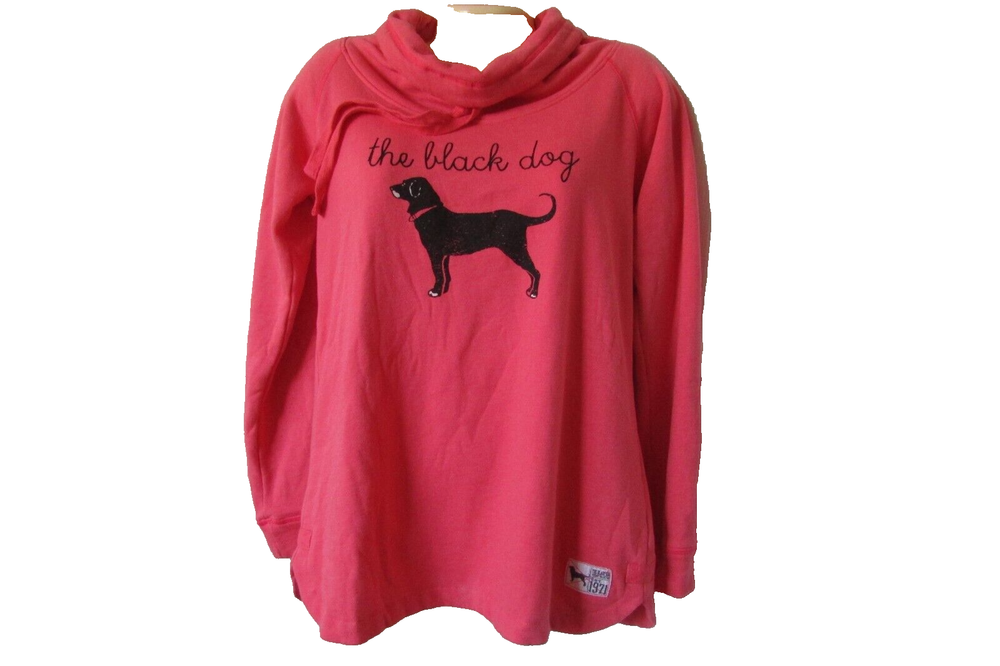THE BLACK DOG Vintage collection oversized Sweatshirt Pink Salmon-NWOT