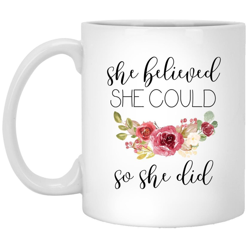 She Believed She Could Best Nurse Gift Funny Gift Custom Nurse Mug Appreciation