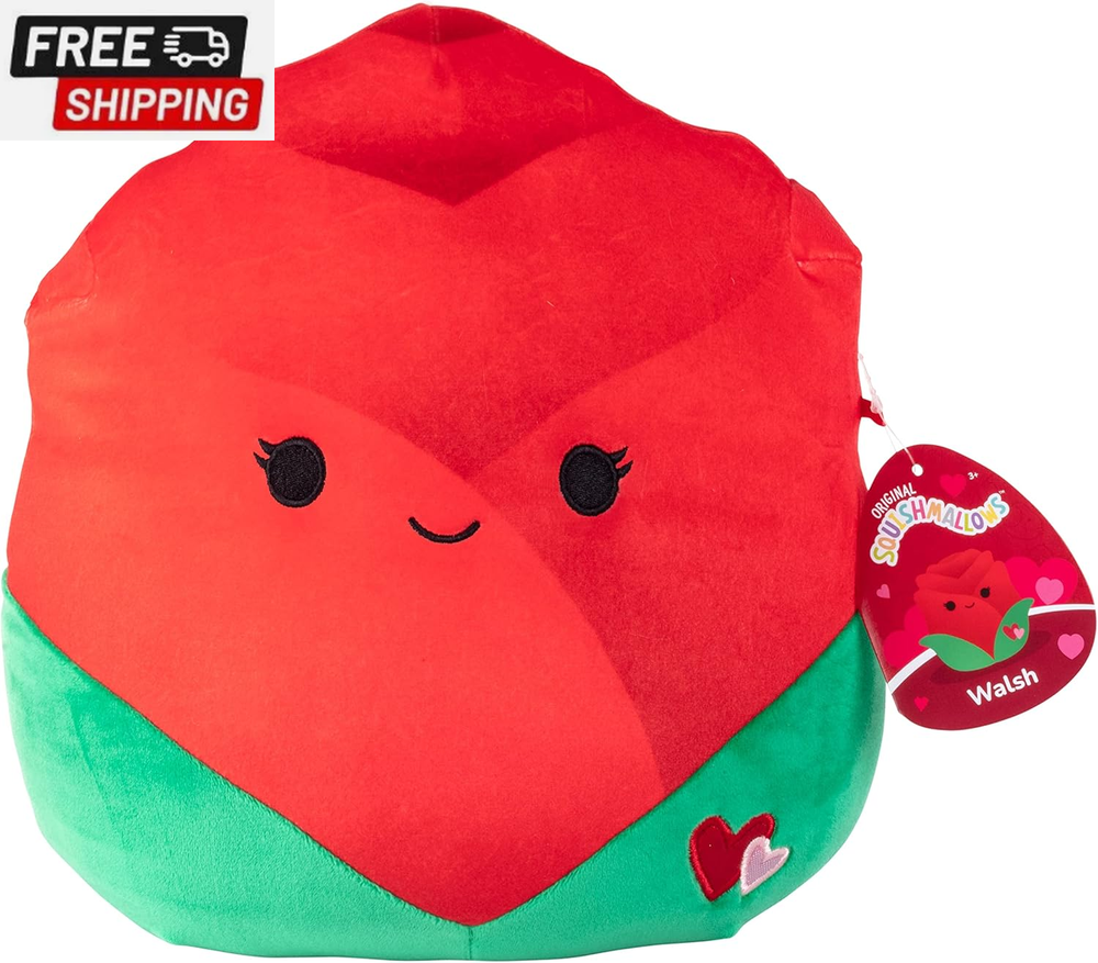 Original 10-Inch Walsh the Christmas Rose - Official  Plush - Collectible Soft &